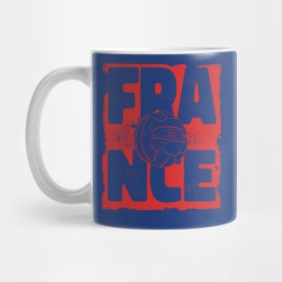 Vintage French Football Retro France Soccer Mug